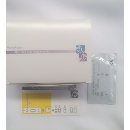 Pregnancy Test One Step Hcg Urine Stripearly Test Surestep 25/box